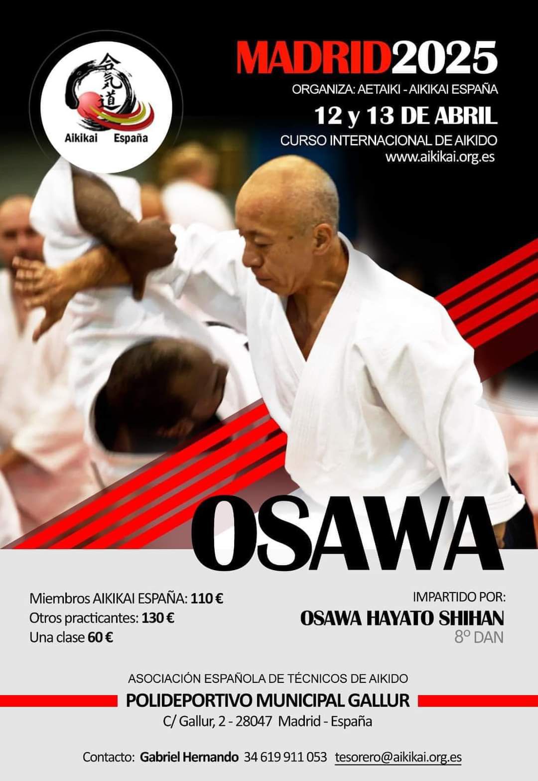 Osawa Hayato. Madrid. (12 y 13 de abril de 2025)
